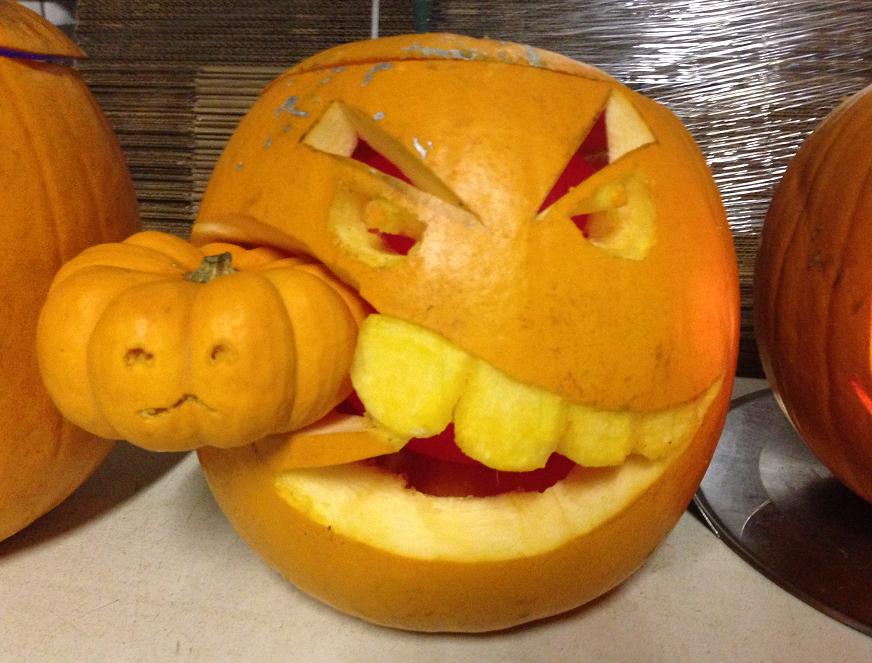 Winner of our carved pumpkin competition 2015